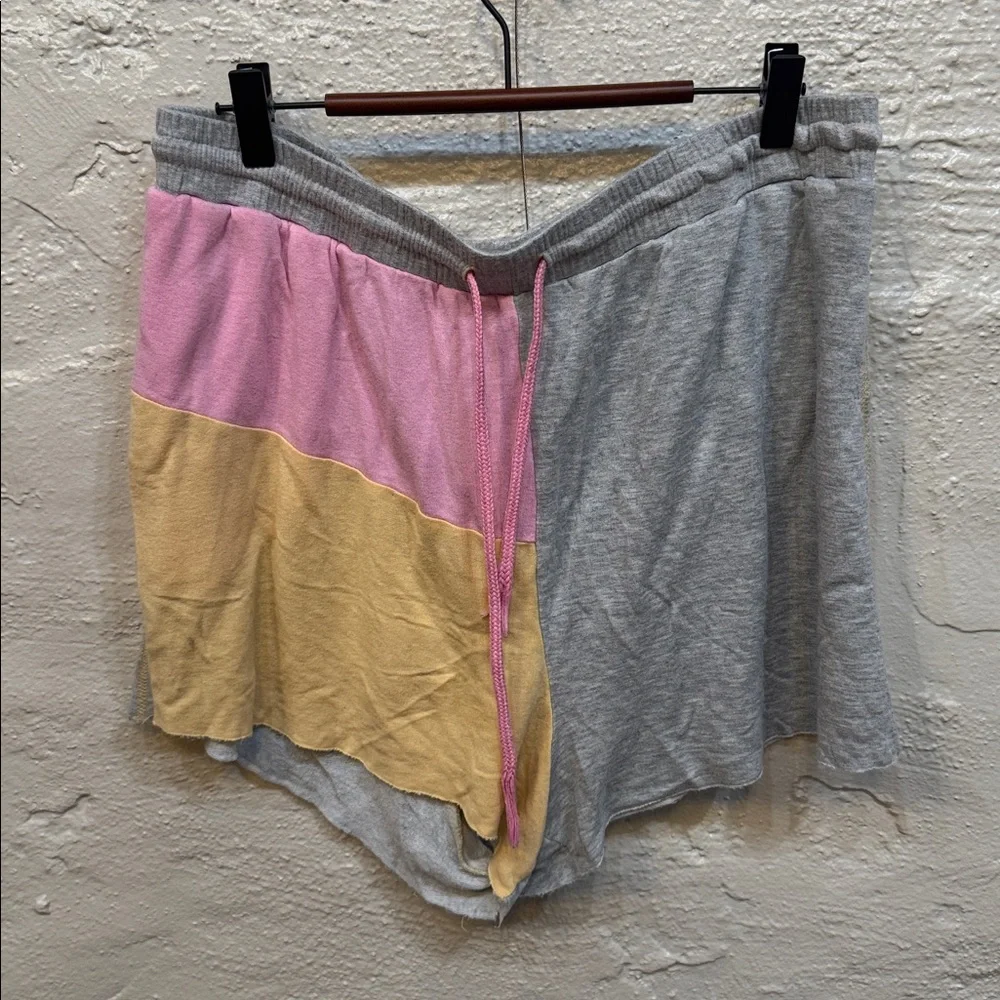 Colsie XL Loungewear Sleepwear Y2K Crop Patch Cut Off 2 Pc Shorts Top - Picture 4 of 13